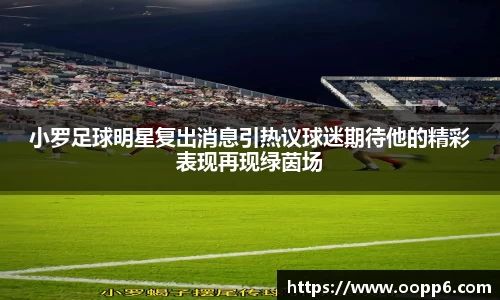 小罗足球明星复出消息引热议球迷期待他的精彩表现再现绿茵场